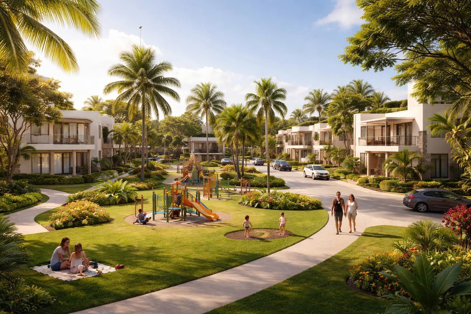 discover el cielo, a family-friendly neighborhood in playa del carmen, offering safe streets, parks, top schools, and a welcoming community perfect for family living.