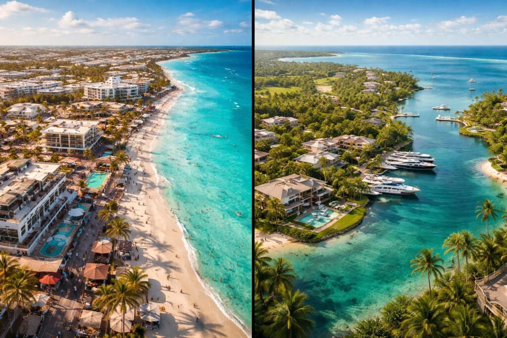 Comparing luxury markets in playa del carmen and playa mujeres