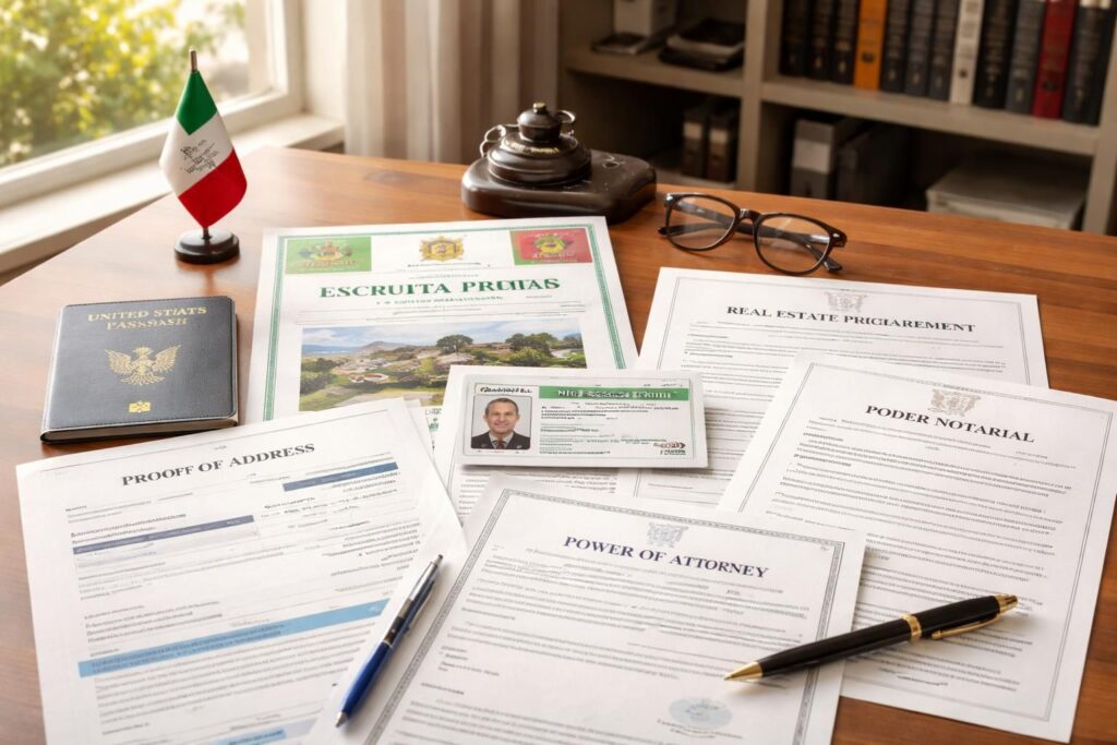 What documents you’ll need to buy property in mexico as a foreigner